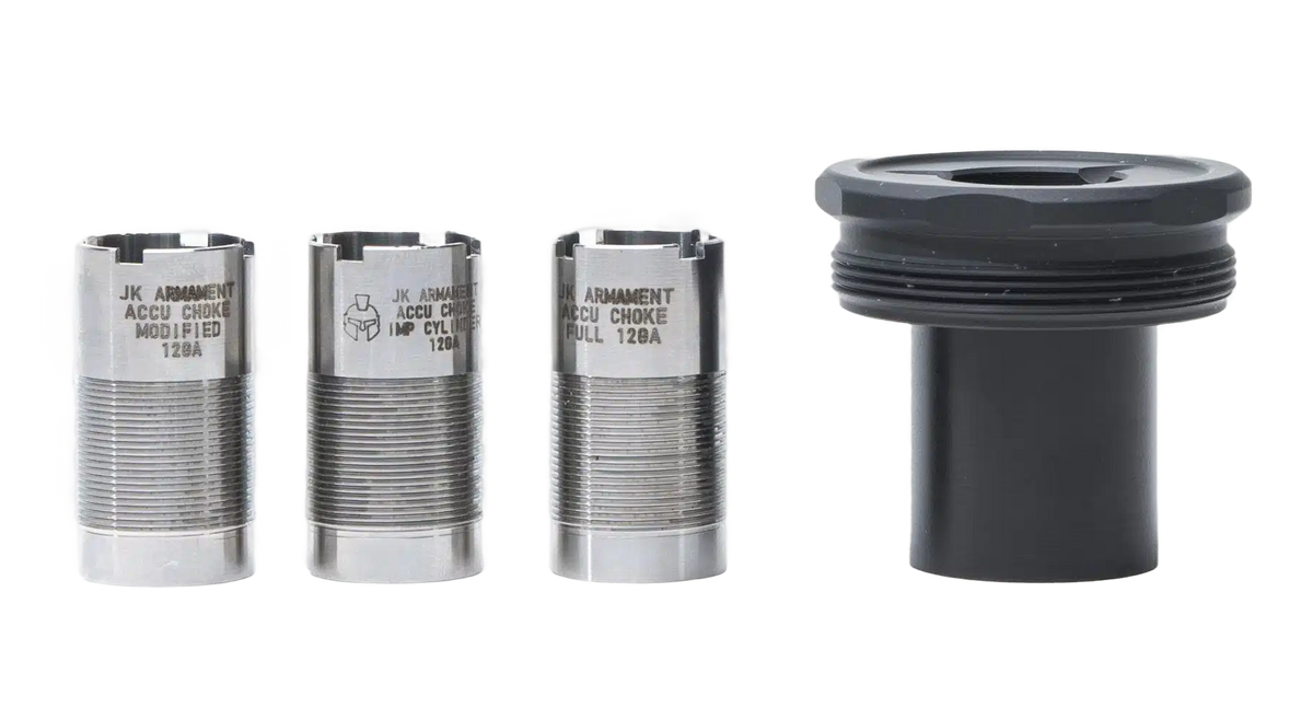 JK Armament Widowmaker 195 Accu-Choke 12 Gauge Improved Cylinder/Modified/Full Choke Tube Bundle - Black
