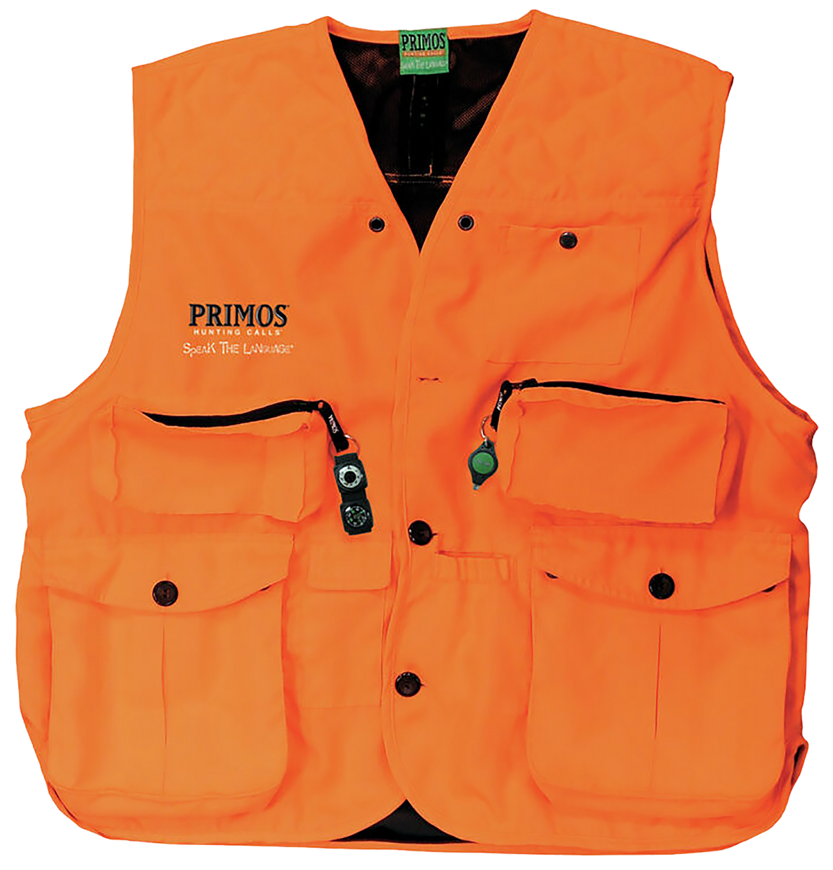 Primos Gunhunter's Hunting Vest 3XL Blaze Orange - Compass & LED Light