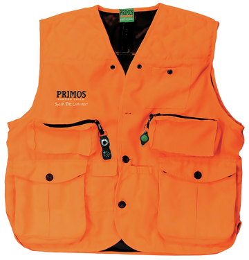 Primos Gunhunter's Hunting Vest 3XL Blaze Orange - Compass & LED Light