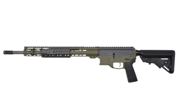 Bilson Arms BA-15FC 6mm ARC 18" 20+1 Semi-Auto Rifle - Sniper Green/Gray Cerakote
