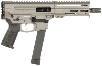 CMMG Dissent MKGS 9mm Luger 6.50" 33+1 Semi-Auto Pistol - Tungsten Gray