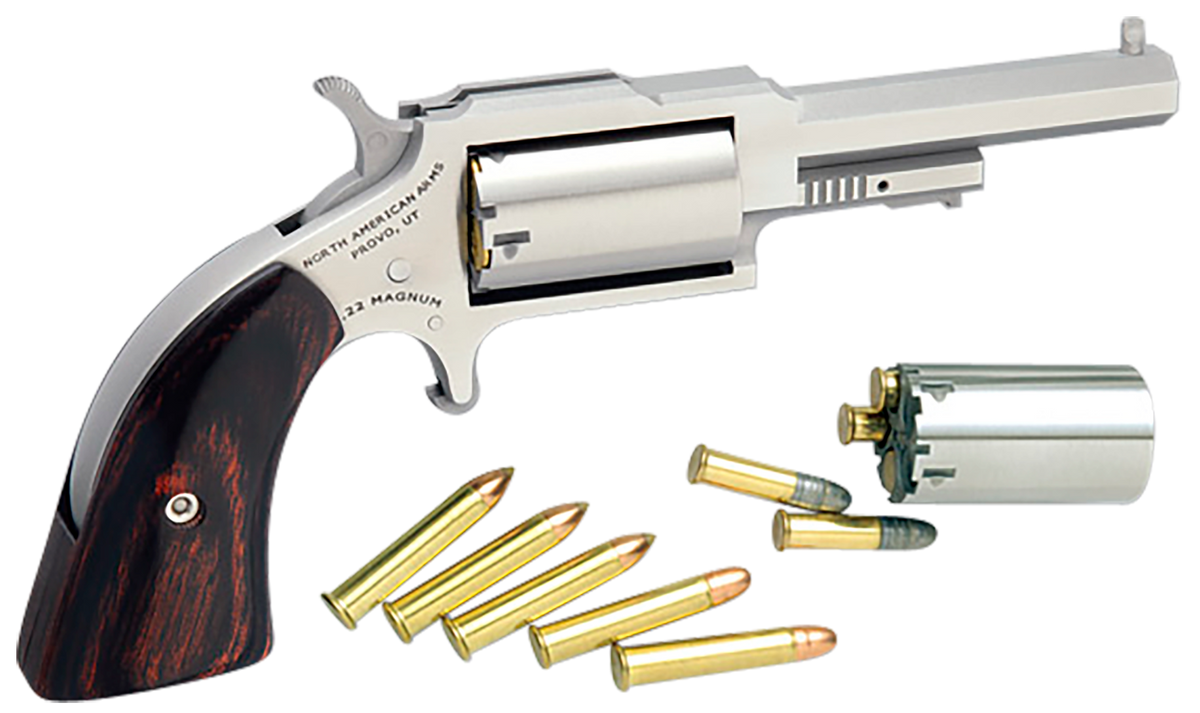 North American Arms 1860 Sheriff 22 LR/22 WMR 2.5" 5-Shot SAO Revolver