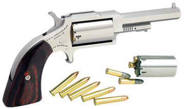 North American Arms 1860 Sheriff 22 LR/22 WMR 2.5" 5-Shot SAO Revolver