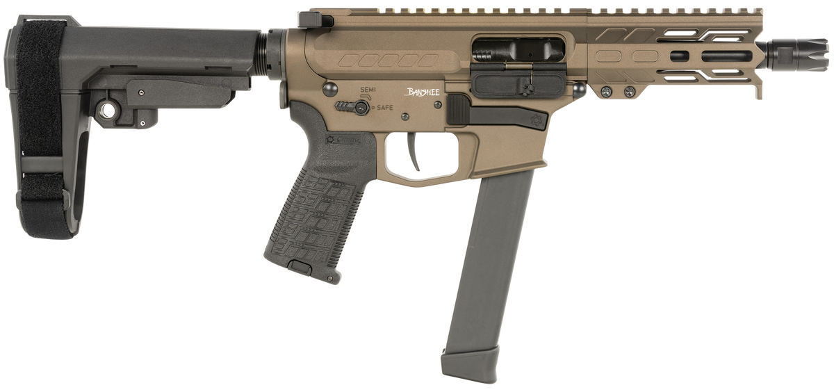 CMMG Banshee MKGS 9mm Luger 5" 33+1 Semi-Auto Pistol - Midnight Bronze