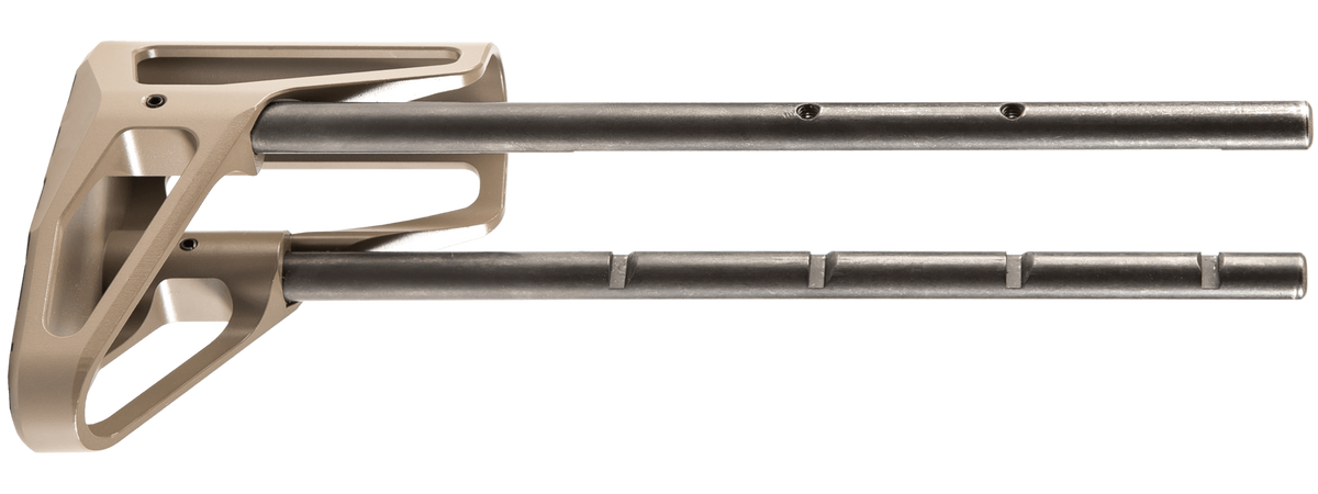 Maxim Defense CQB Buttstock Assembly Only FDE 11.9" - Fits CQB Gen 6 & PDW Braces