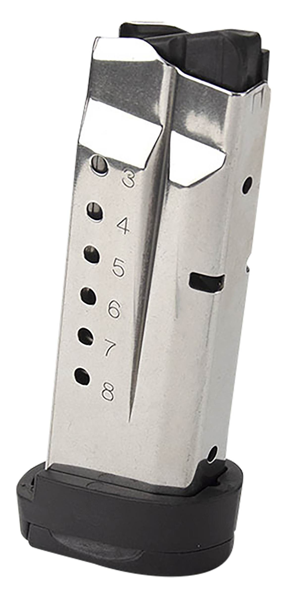 Ed Brown M&P Shield 9mm Luger 8-Rd Extended Stainless Steel Pistol Magazine