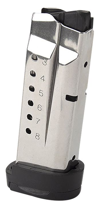 Ed Brown M&P Shield 9mm Luger 8-Rd Extended Stainless Steel Pistol Magazine