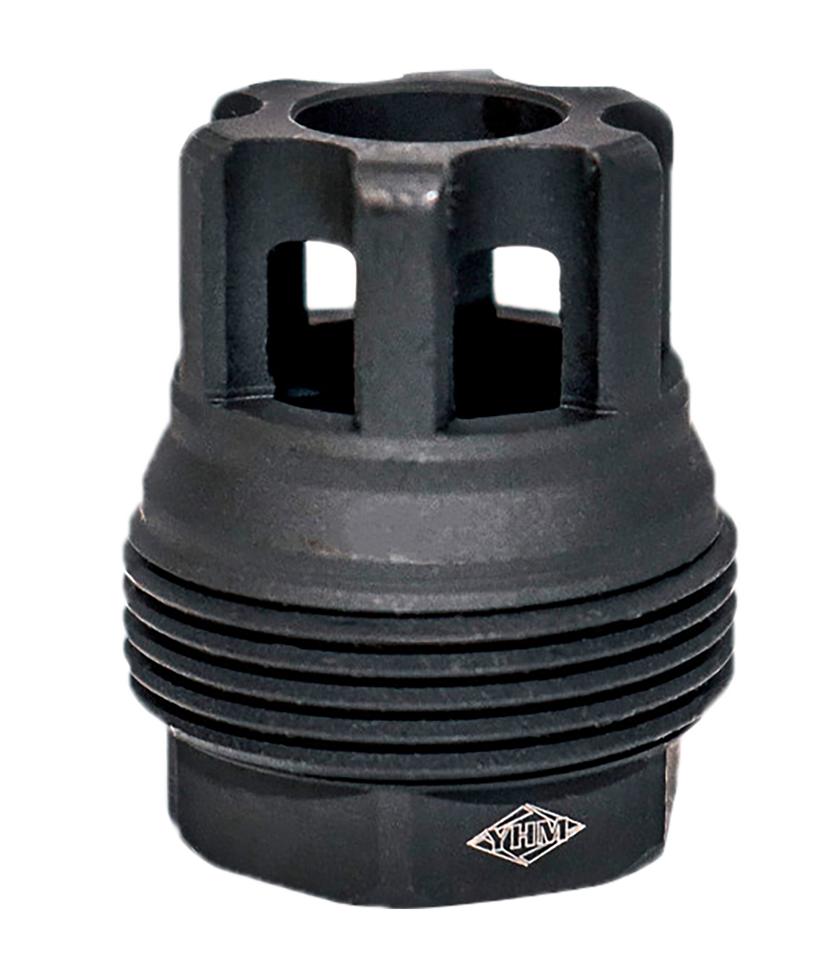 Yankee Hill 4401MB24 sRx QD Mini Muzzle Brake 9mm 5/8x24 Black Phosphate Steel