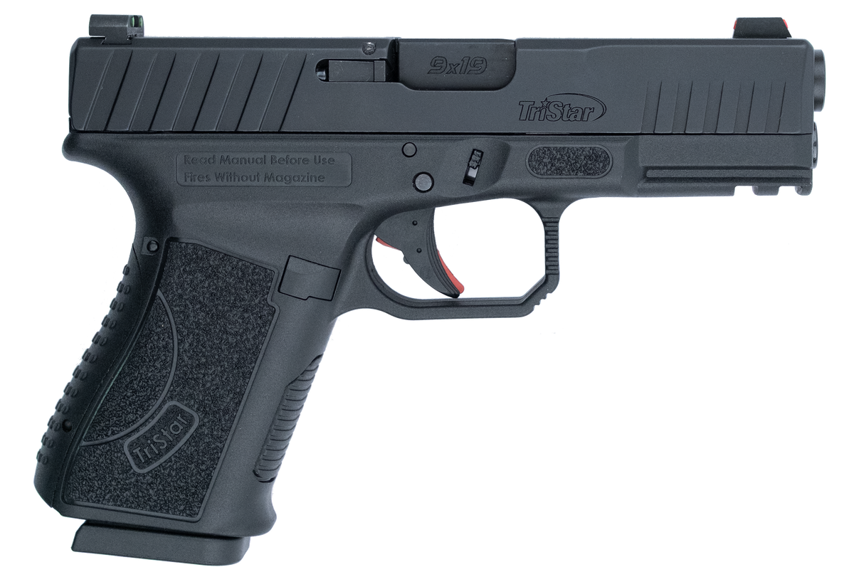 TriStar Apoc 9mm Luger 4.02" 15+1 Striker-Fired Pistol - Black Cerakote