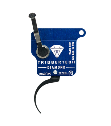 TriggerTech Diamond Remington 700 Single-Stage Curved Trigger - Right Hand - Black