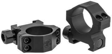 Sig Sauer Electro-Optics Alpha 1 1" Low 0 MOA Scope Ring Set - Matte Black