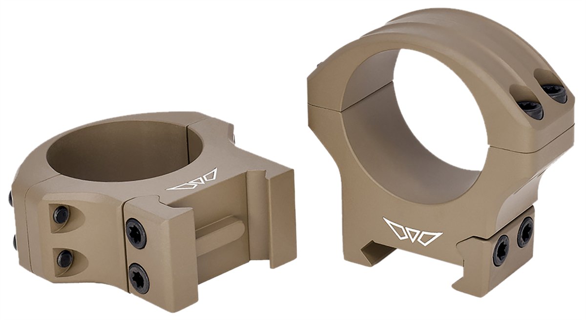 Warne HyperLite 34mm High Scope Rings - Dark Earth Cerakote