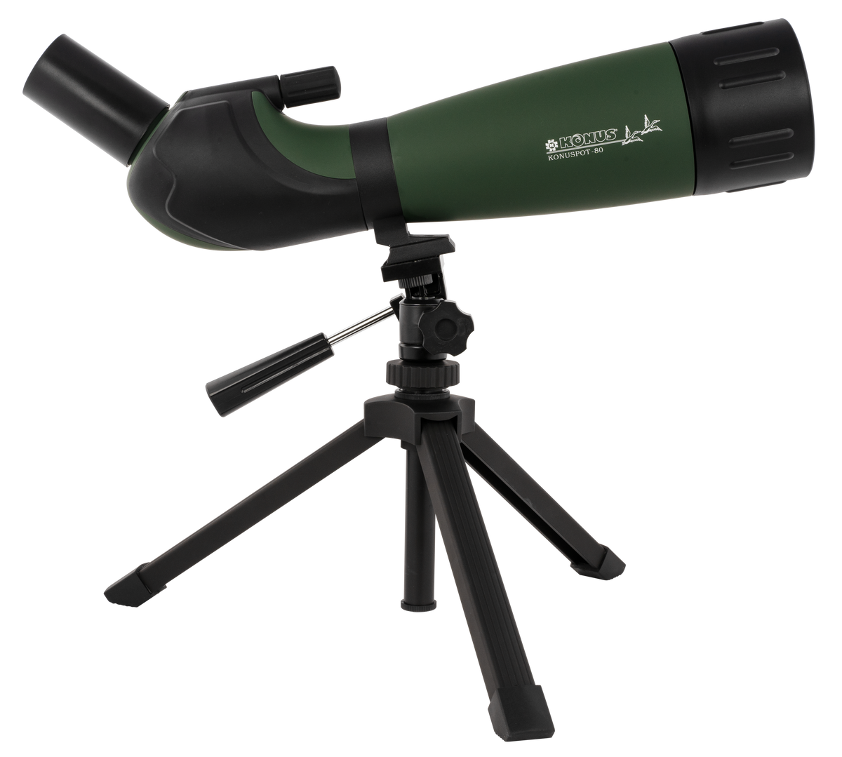 Konus Konuspot-80 20-60x80mm Angled Body Spotting Scope with Tripod - Green