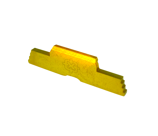 Cross Armory CRG5SLGD Extended Slide Lock Compatible w/ Glock Gen 1-5 & P80 Gold Steel