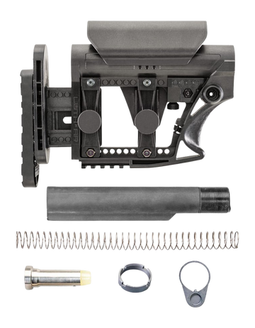 Luth-AR MBA-3 .308 Carbine Stock Kit with Mil-Spec Buffer Tube - Black