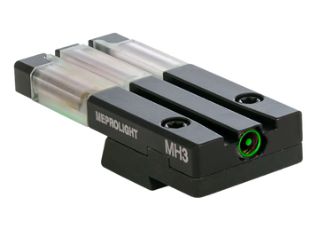 Meprolight USA FT Bullseye Rear Sight Green Tritium Fiber Optic - Fits HK VP9/HK45/HK45C/P30/SFP9 (Non-OR) Dovetail