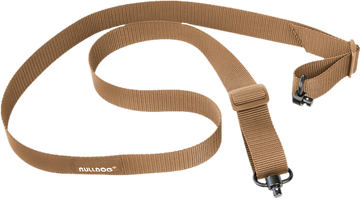 Bulldog BD833 Deluxe Two-Point Rifle Sling Tan - QD Swivels