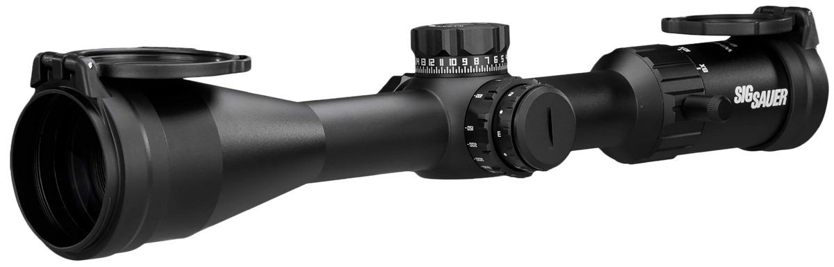 Sig Sauer Electro-Optics Whiskey4 6-24x50mm 30mm Tube FFP MOA Milling Hunter 2.0 Reticle Riflescope - Black
