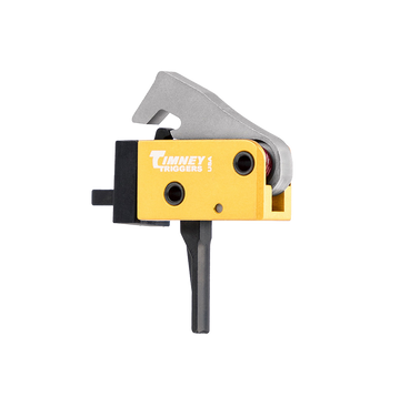 Timney Triggers 681ST PCC Trigger AR-Platform Single-Stage Straight 2.5-3 lbs Drop-In - Black/Gold