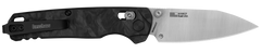 Kershaw Bel Air 6105CF 3.1" Folding Reverse Tanto Plain Blackwash CPM MagnaCut - Aluminum