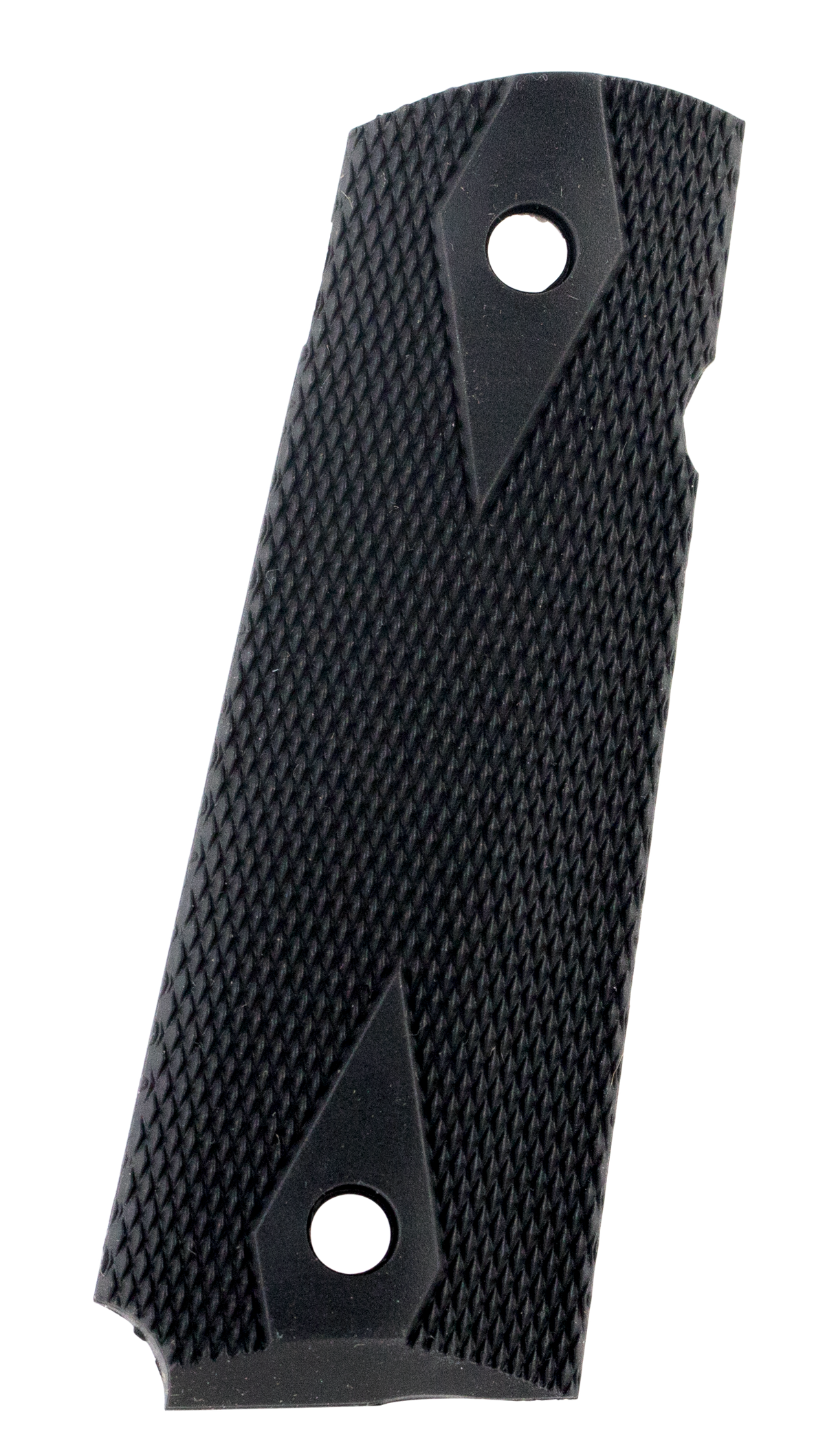 Pearce Grip PG19112 Side Panel Grips Double Diamond Checkering Black Rubber - 1911 Government