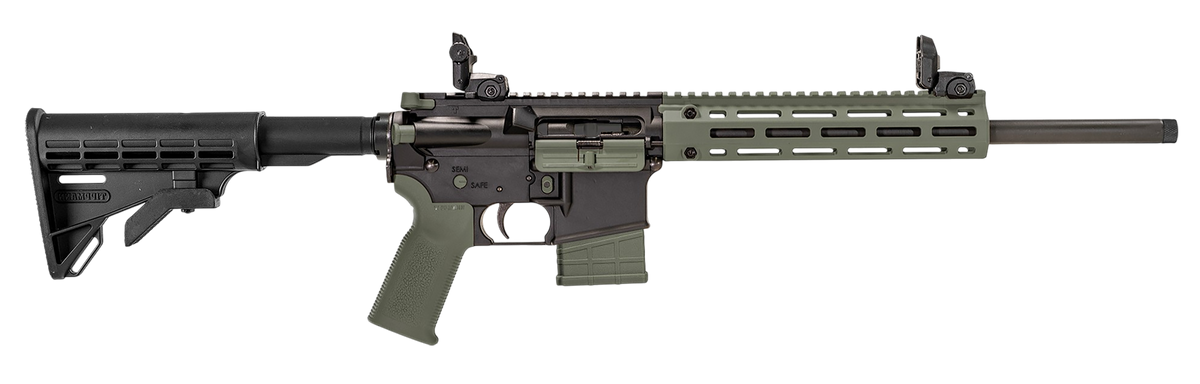 Tippmann Arms M4-22 LTE 22 LR 16" 10+1 Semi-Auto Rifle - OD Green/Black