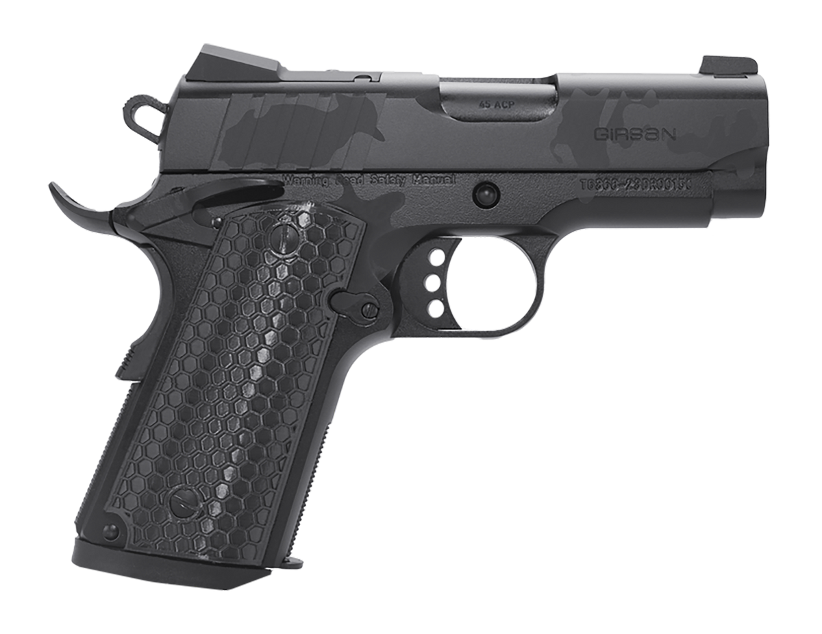 EAA Girsan MC1911 SC Influencer 9mm Luger 3.40" 7+1 Semi-Auto Pistol - Black Camo