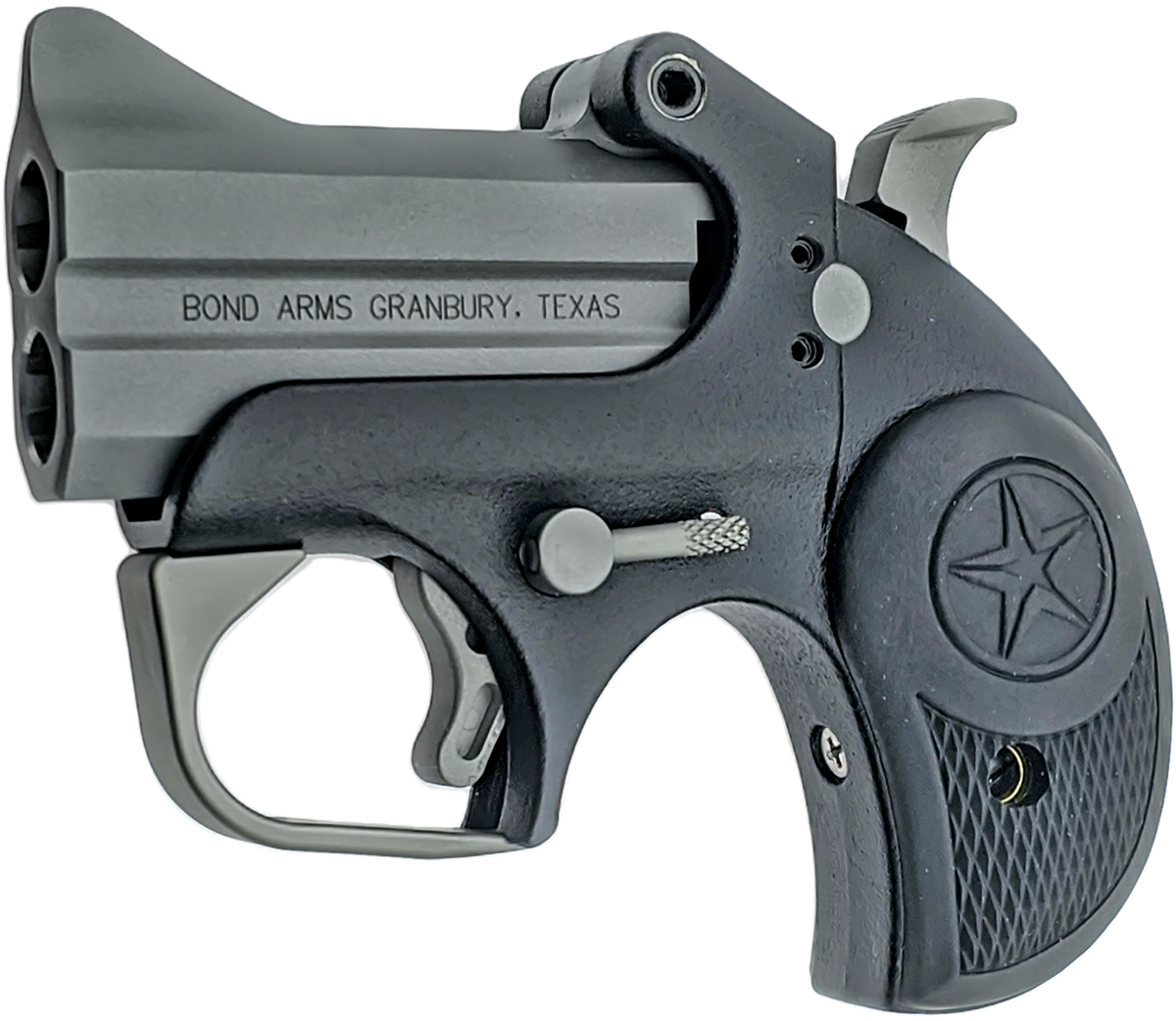 Bond Arms BABU Backup 9mm Luger 2.5" 2rd Derringer - Bead Blasted Black Rubber Grip