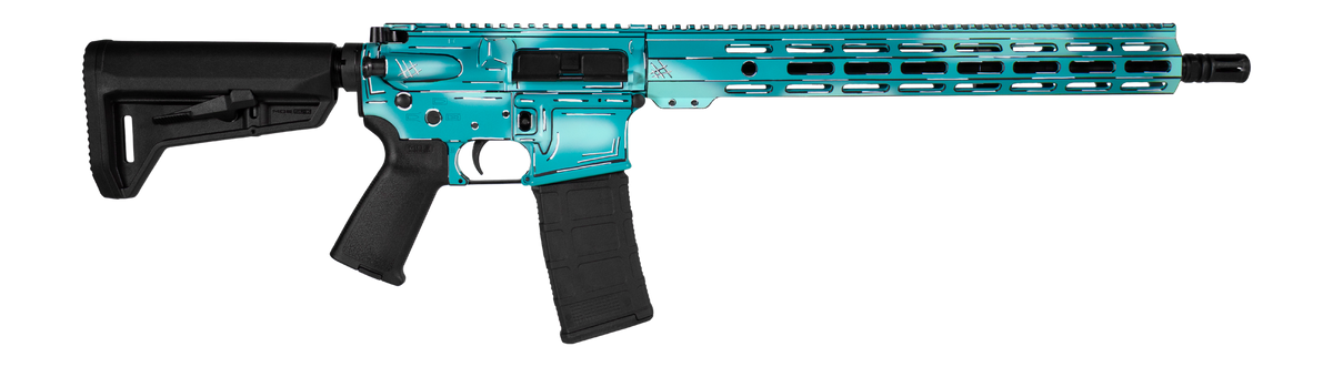 Shark Coast Tactical Anime-15 5.56 NATO 16" 10+1 Semi-Auto AR-15 Rifle - CA Compliant - Bronze Cerakote