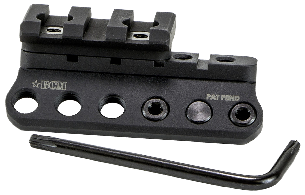 BCM BCMGunfighter 1913 Light Mount Modular KeyMod Black Aluminum