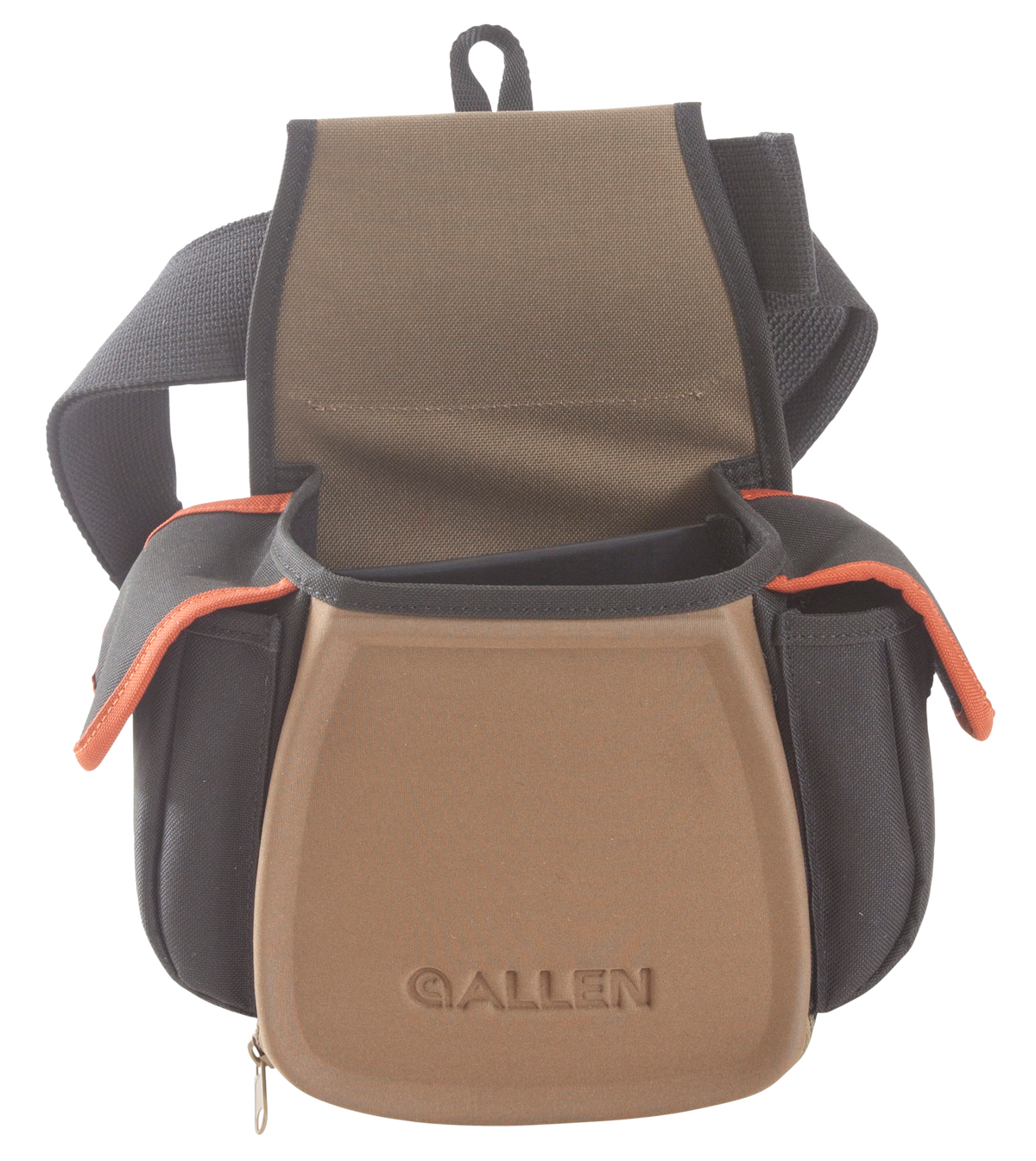 Allen 8306 Eliminator Pro Double Compartment Shooting Bag - Black/Coffee/Copper