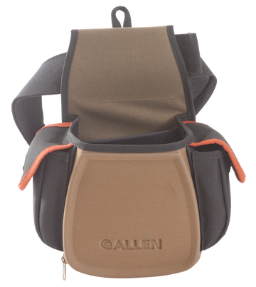 Allen 8306 Eliminator Pro Double Compartment Shooting Bag - Black/Coffee/Copper