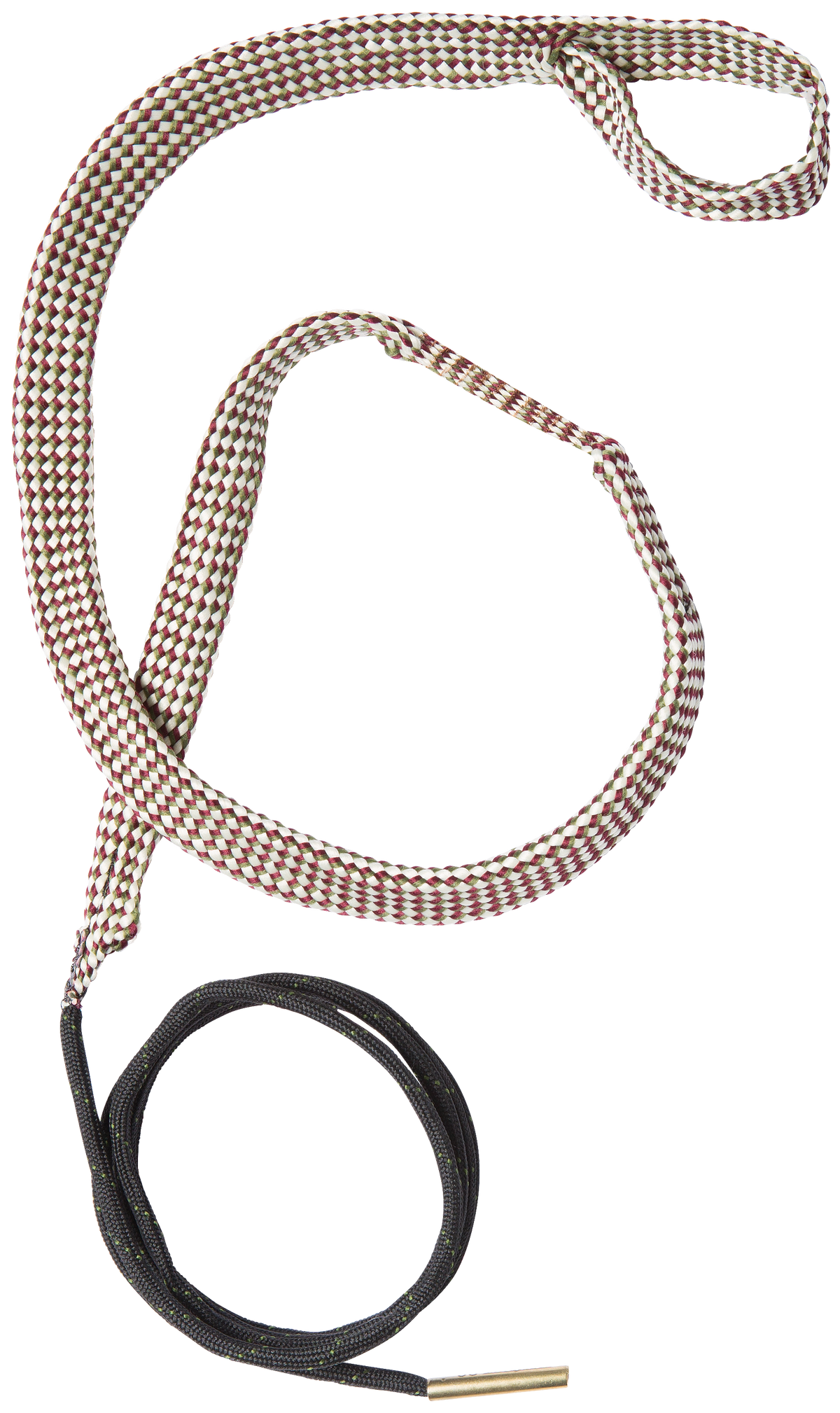 Hoppes BoreSnake Den 270/284/7mm Rifle Bore Cleaner Rope - Bronze Bristle