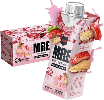 REDCON1 MRE Ready to Drink Protein Shake Strawberry Shortcake 14oz 12-Pack