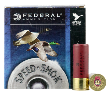 Federal Speed-Shok 12 Gauge 2.75" 1-1/8 oz 6 Shot 25 Rd - Box or Case
