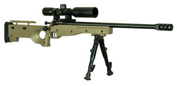 Crickett KSA2157 Precision Complete Package 22 WMR 16.12" 1-Rd Bolt Action Rifle - FDE Thumbhole Stock w/4x28 Scope