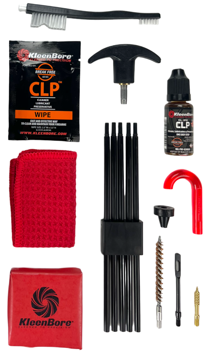 Kleen-Bore K204 Rifle Classic Cleaning Kit .25/.243/6mm/6.5mm Cal - 30" Rod