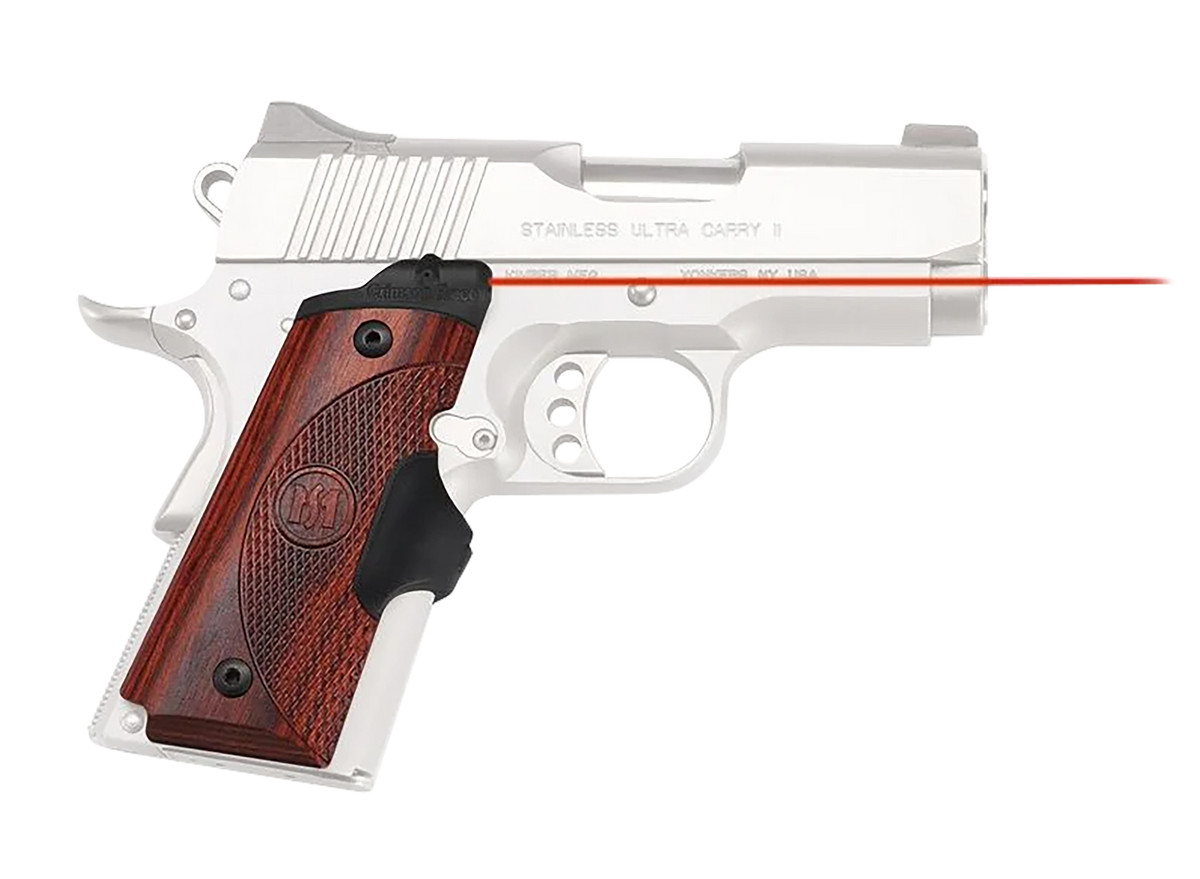 Crimson Trace LG-902 Lasergrips Master Series 1911 Compact Red Laser Rosewood