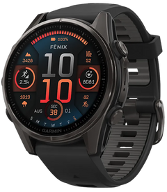 Garmin Fenix 8 43mm AMOLED Sapphire Carbon Gray DLC Titanium Smartwatch