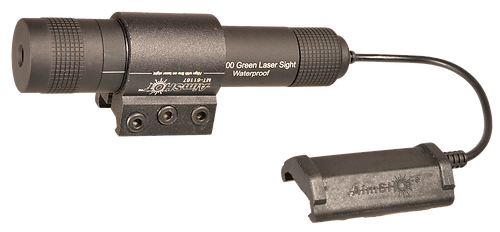 AimShot KT81067 Green Rifle Laser Kit 5mW 300-Yd Matte Anodized