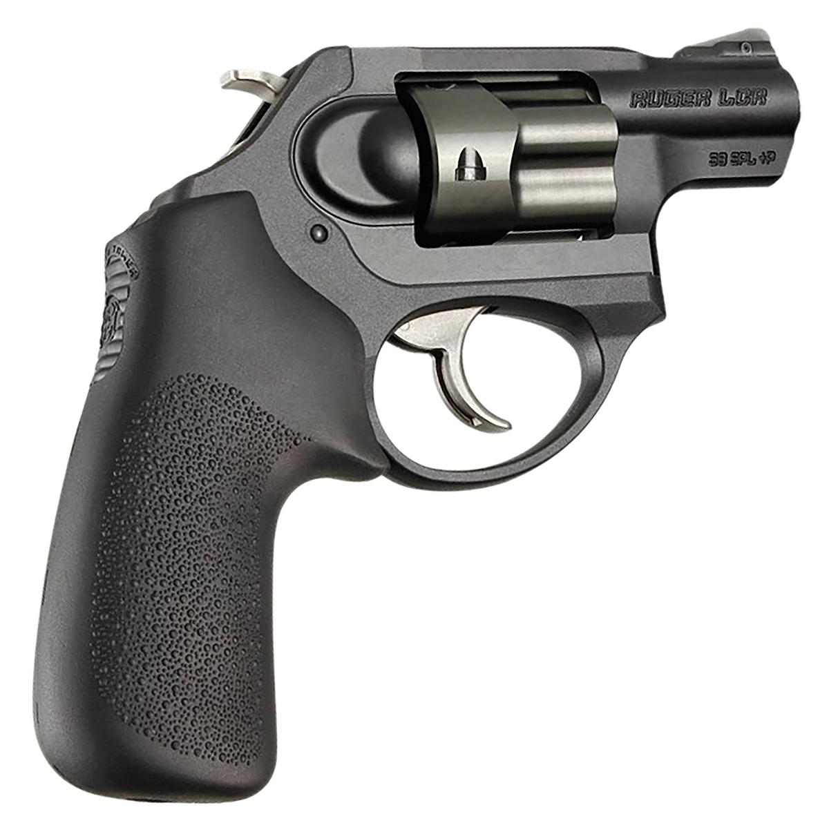 Hogue 78030 Tamer Black Rubber Cushion Grip - No Finger Grooves for Ruger LCR/LCRx