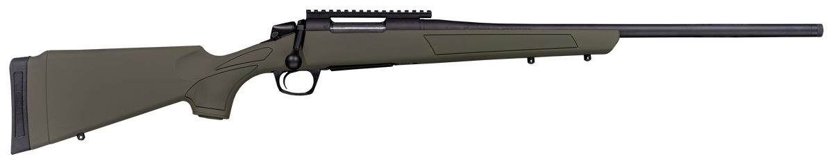 CVA Cascade 308 Win 22" 4+1 Bolt Action Rifle - Black Cerakote / OD Green Synthetic