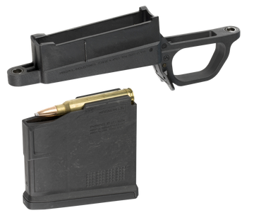 Magpul Industries Bolt Action Mag Well Hunter 700L Magnum Stock Polymer Black - PMAG 5 AC L