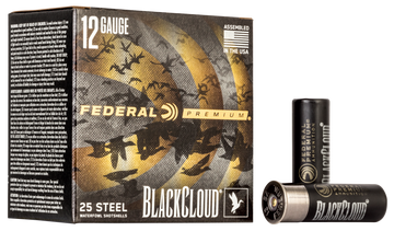 Federal Black Cloud FS 12 Gauge 3" 1-1/4 oz #1 Shot 25 Rd - Box or Case