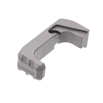 Tyrant CNC Extended Magazine Release Glock 43x/48 - Gray Aluminum