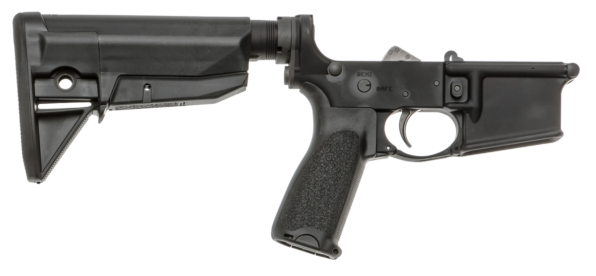 BCM LRG-STK-MOD-0 Complete Lower Mod 0 Stock & Mod 3 Pistol Grip Multi-Caliber - Receiver