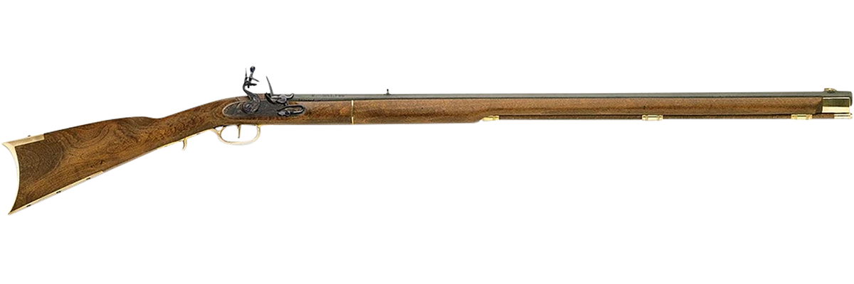 Traditions R2010 Kentucky Rifle 50 Cal Flintlock 33.5" 1-Rd Single Shot Muzzleloader - Color Case Hardened Walnut