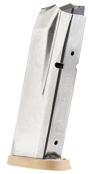 Smith & Wesson M&P .45 ACP 10rd Steel Magazine w/ Brown Base Plate