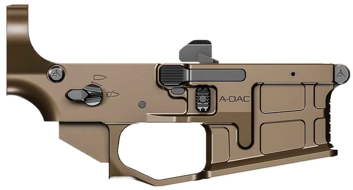 Radian Weapons A-DAC 15 AR-15 Lower Receiver 7075-T6 Billet Aluminum Ambidextrous - Radian Brown Cerakote Stripped Lower