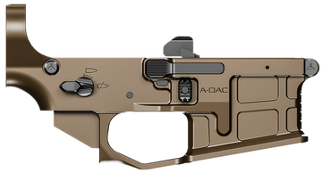 Radian Weapons A-DAC 15 AR-15 Lower Receiver 7075-T6 Billet Aluminum Ambidextrous - Radian Brown Cerakote Stripped Lower